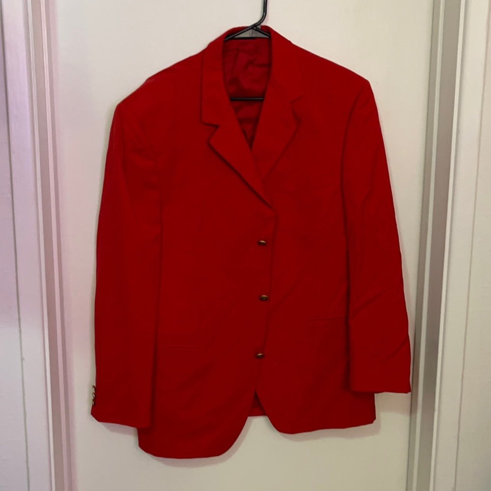 Versace classic v2 red vintage jacket used